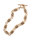 Diamond Tablet Link Bracelet