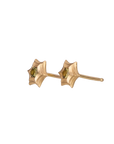 Green Sapphire Stargazer Studs
