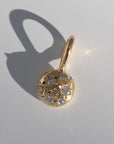 Spaceball Charm with White Diamonds