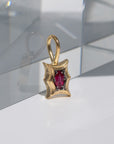 Tablet Charm with Ruby