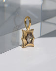 Tablet Charm with Diamond