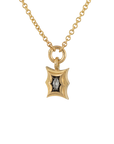 Diamond Tablet Necklace