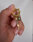 Anemone Diamond Charm