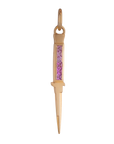 Pink Sapphire Channel Set Cut a Bitch
