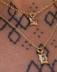 Diamond Tablet Necklace