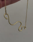 Snake Hook Necklace